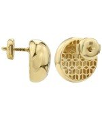 Серьги из лимонного золота c бриллиантами
