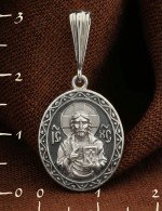 Образок из белого золота