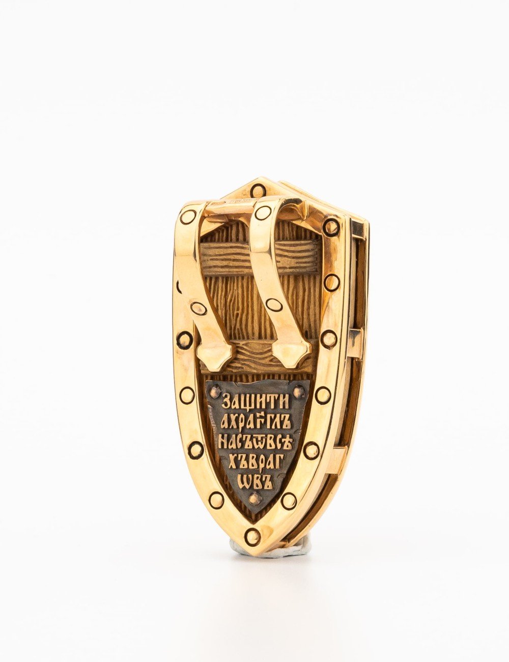 Образок из золота c деревом груши