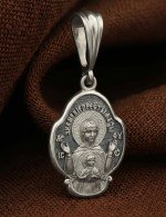 Образок из белого золота