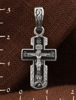 Крест из белого золота