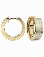 Серьги из лимонного золота c рубином