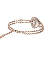 Браслет из золота c бриллиантами, ониксом и перламутром