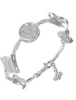 Браслет из белого золота c бриллиантами