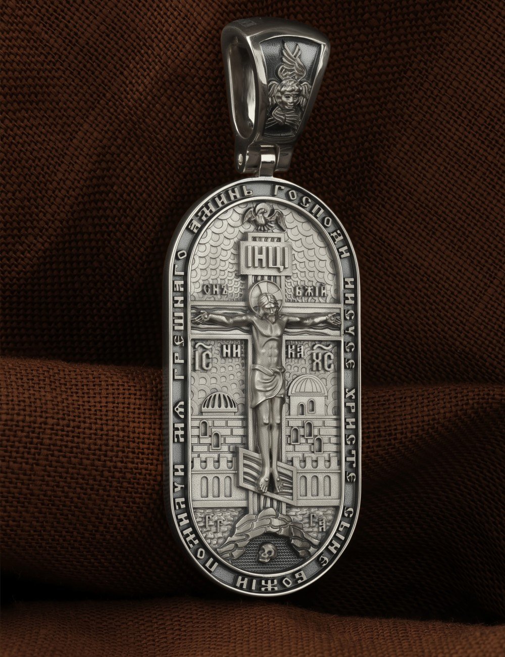 Образок из белого золота