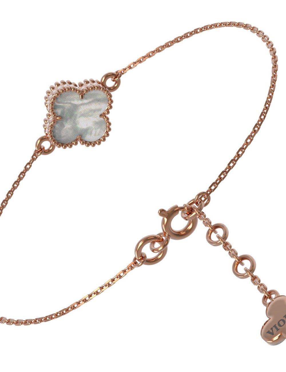 Браслет из золота c перламутром