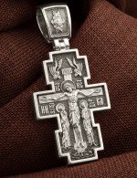 Крест из белого золота