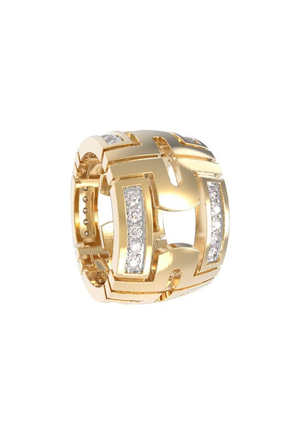 Подвеска из лимонного золота c бриллиантами