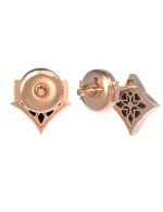 Серьги из золота c ониксом