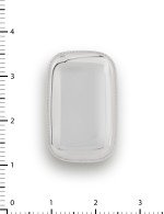 Подвеска из белого золота