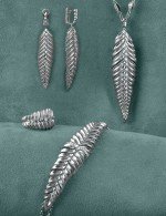 Серьги из белого золота