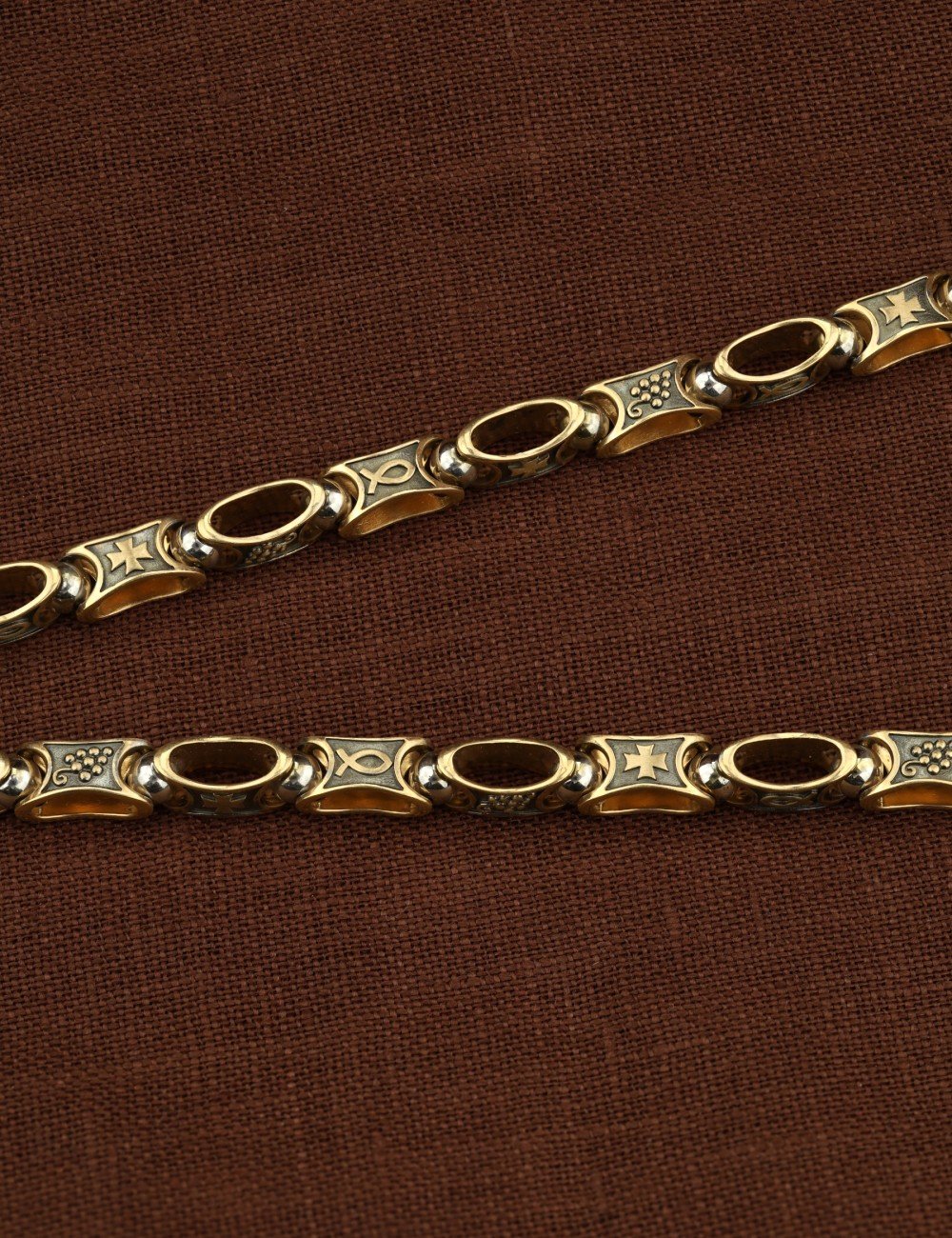 Цепь из лимонного золота