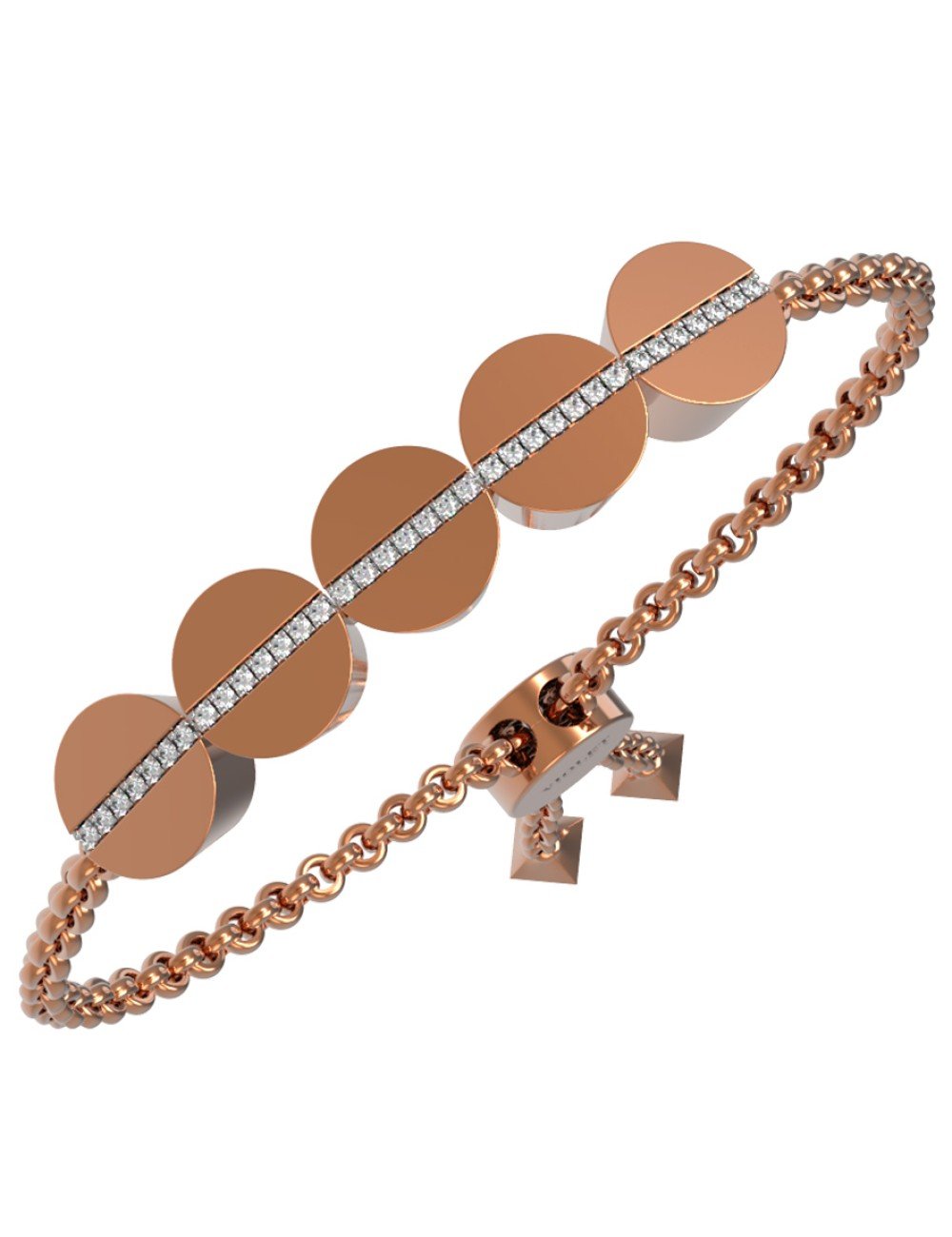 Браслет из золота c бриллиантами