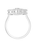 Кольцо из белого золота c бриллиантами и ониксом