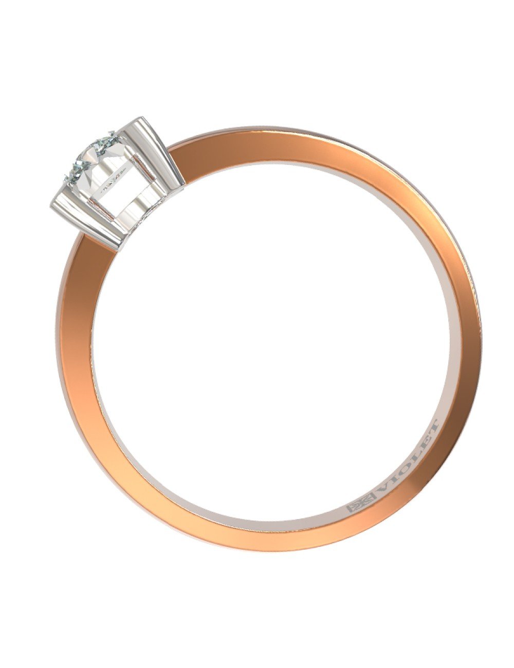 Кольцо из золота c бриллиантами