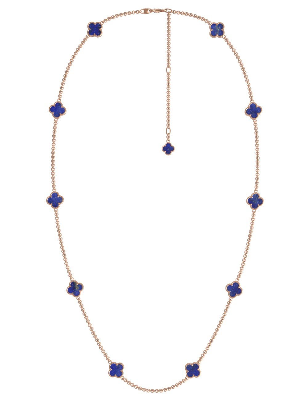 Колье из золота c лазуритом