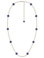 Колье из золота c лазуритом