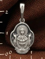 Образок из белого золота