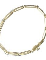 Браслет из лимонного золота c бриллиантами