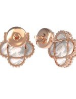 Серьги из золота c перламутром