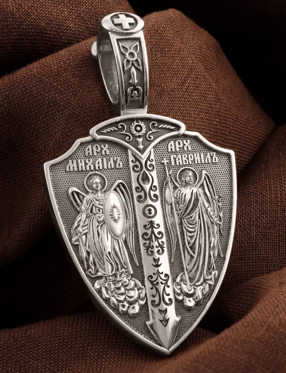 Образок из белого золота