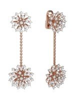 Серьги из золота c бриллиантами