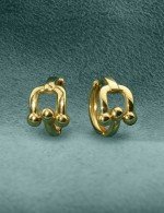 Серьги из лимонного золота