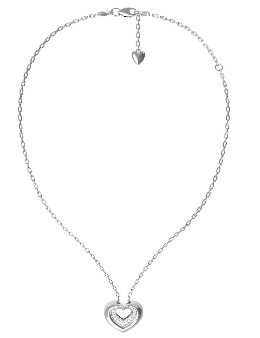 Колье из белого золота c бриллиантами