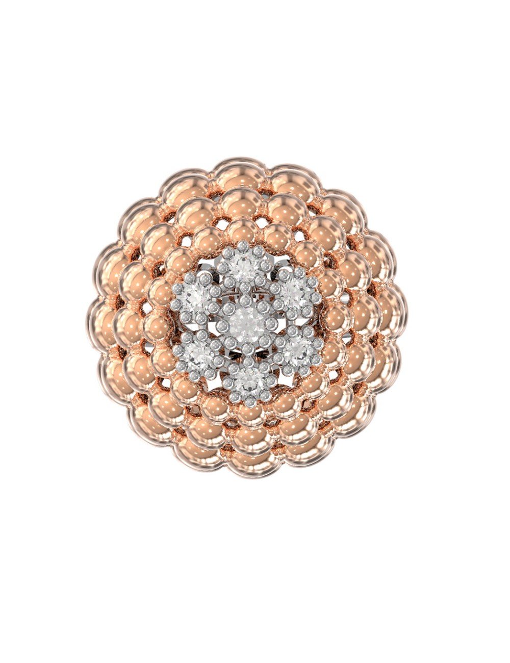 Кольцо из золота c бриллиантами