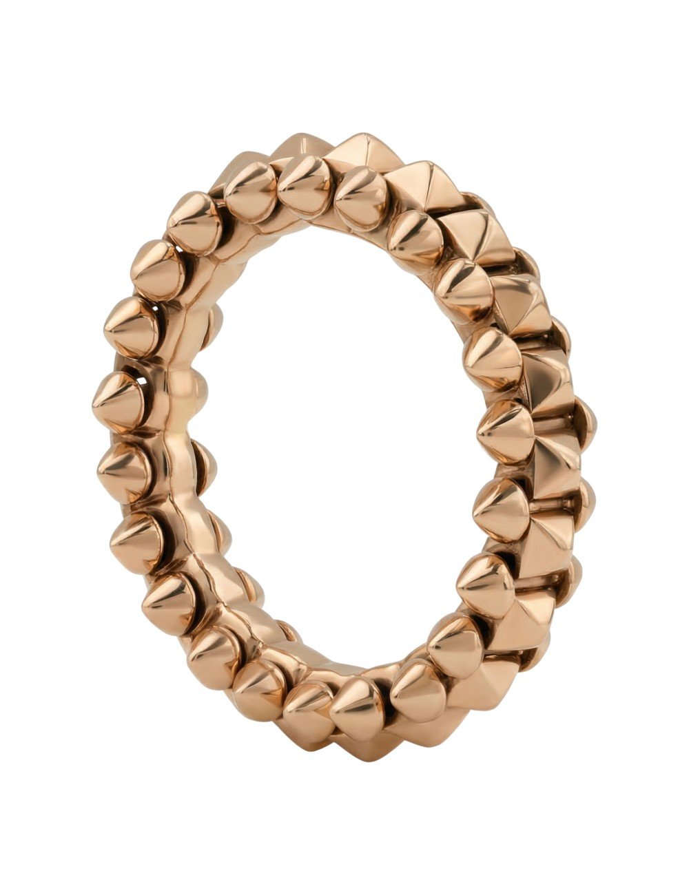 Кольцо из розового золота