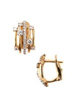 Серьги из золота c бриллиантами