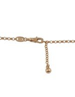 Колье из золота c бриллиантами, ониксом и перламутром