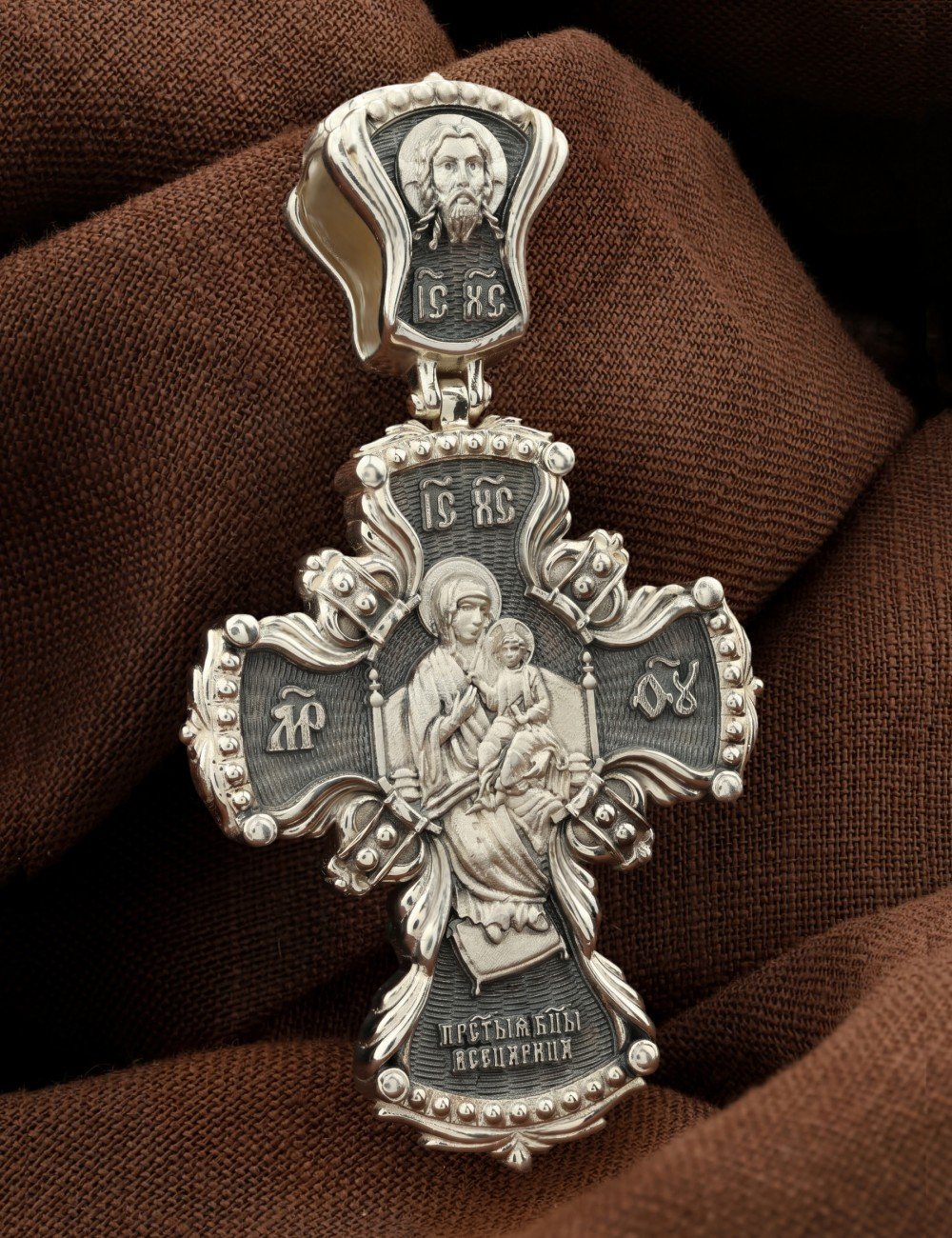 Крест из серебра 925 пробы