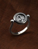 Кольцо из белого золота