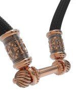 Шнурок шёлковый из золота c шёлковым шнурком