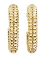 Серьги из лимонного золота