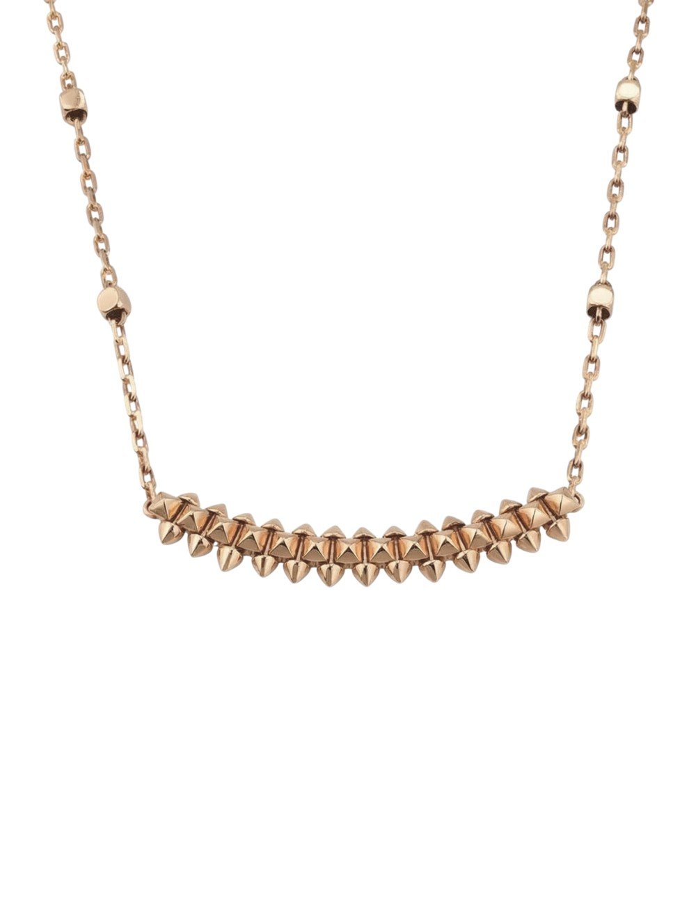 Колье из розового золота