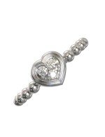 Кольцо из белого золота c бриллиантами