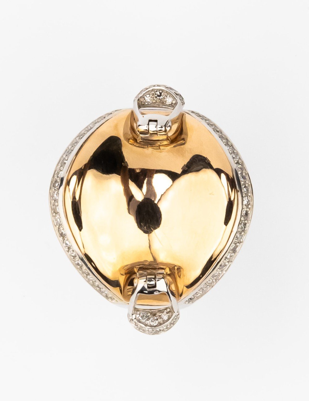 Кольцо из белого золота c бриллиантами