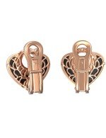 Серьги из золота c бриллиантами и ониксом