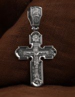 Крест из белого золота