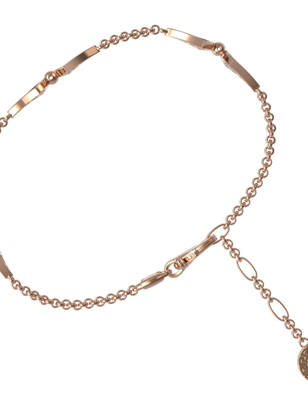 Браслет из золота c малахитом и перламутром