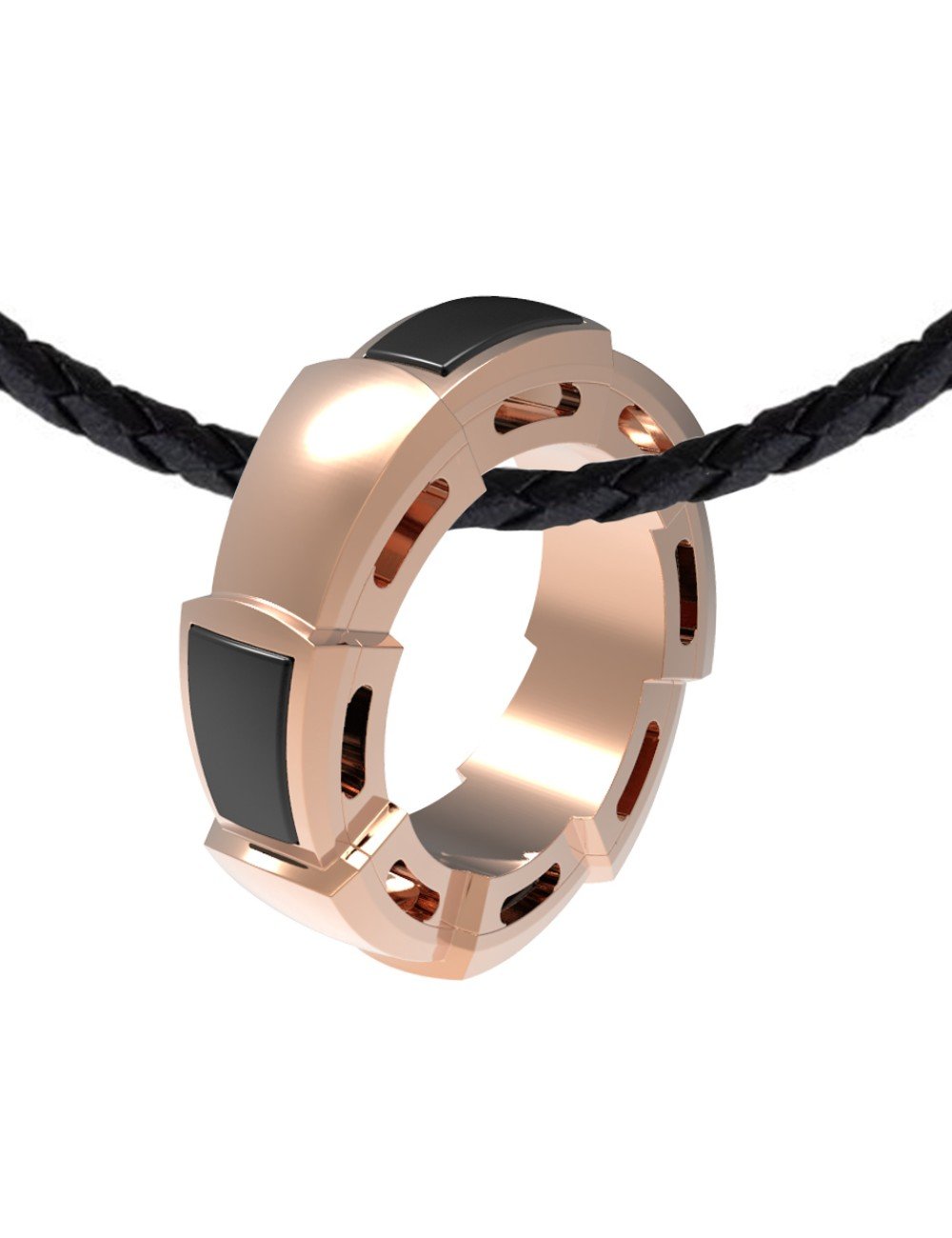 Подвеска из золота c ониксом