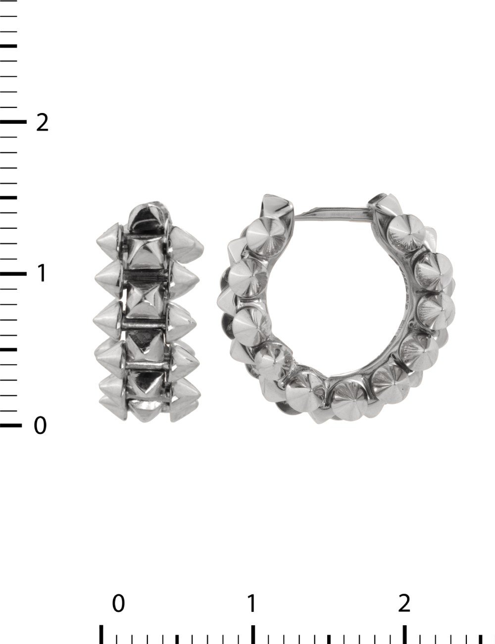 Серьги из белого золота