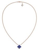 Колье из золота c бриллиантами и лазуритом