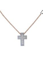 Крест из золота c бриллиантами