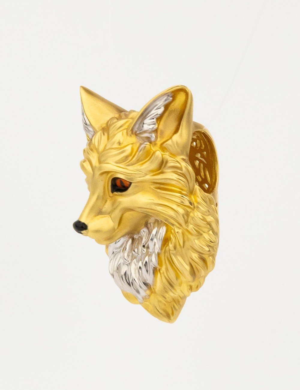 Подвеска из лимонного золота c эмалью