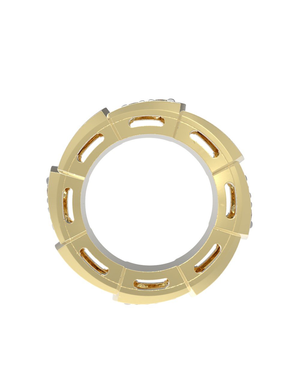 Подвеска из лимонного золота c бриллиантами