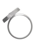 Кольцо из белого золота c бриллиантами и лазуритом