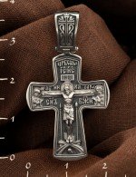 Крест из белого золота